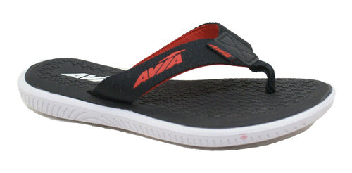 Avia Ojota Sunrise Black/Red Men Deporfan 2