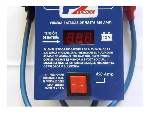 PZ 12V Digital Battery Analyzer Tester 450 Amp 4