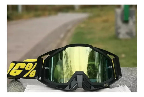 MTL Gafas Antiparras Espejadas 100% Para Motocross, MTB Y Nieve 1