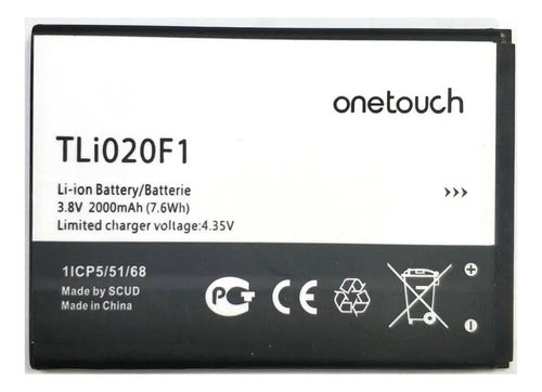 Bateria Tli020f1 Para Alcatel Ot7040 C7 Tli019b2 Garantia 0