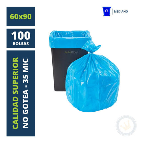 AntePlast Garbage Bags Various Colors 60x90 X100u 0