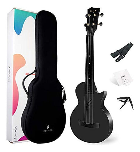 Enya Concert Ukulele Nova U - Travel Ukulele with Carbon Fiber Design 0