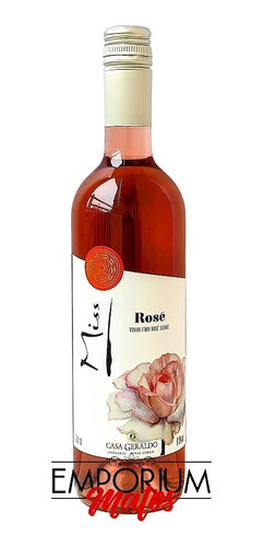 1 Vinho Fino Suave Rosé Miss Casa Geraldo 750 Ml 0