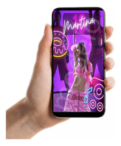 Video Tarjeta Invitación Digital Cumpleaños Tini Stoessel 0