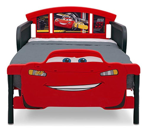 Delta Children 3D-Footboard Bed, Disney / Pixar Cars 3