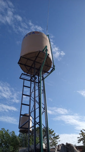 DM Metal Water Tank Tower Suitable for 1100 Liters 2