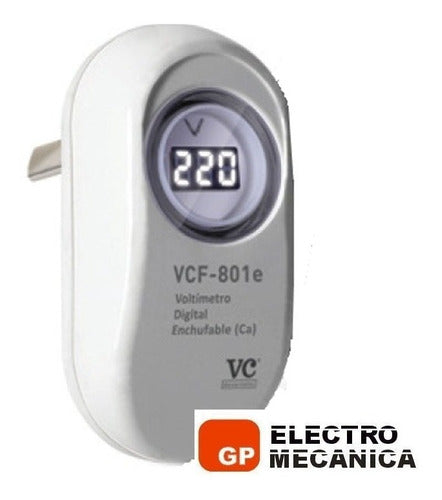 Voltimetro Digital Enchufable 220v Provolt 50v A 500v 1