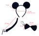 Generic Plush Headband + Bow + Tail Costume Cosplay Kit 2