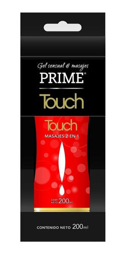 Prime Intimate Gel Touch 200 ML - Massages and Lubricant (Pack of 6) 1