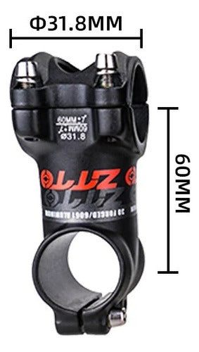 Ztto Stem 7° X 60mm for 31.8mm Handlebars with Logo 1