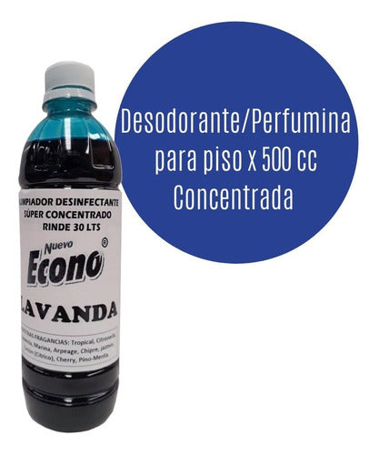 Econo Perfumina Disinfectant Concentrate for Floors X 500 cc - Yields 360 Liters 2