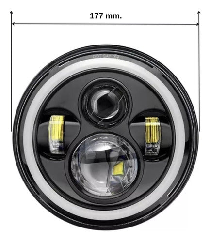 Lux Led Lighting Optica Faro Led Jeep Renegade Harley Davidson Royal Enfield 1