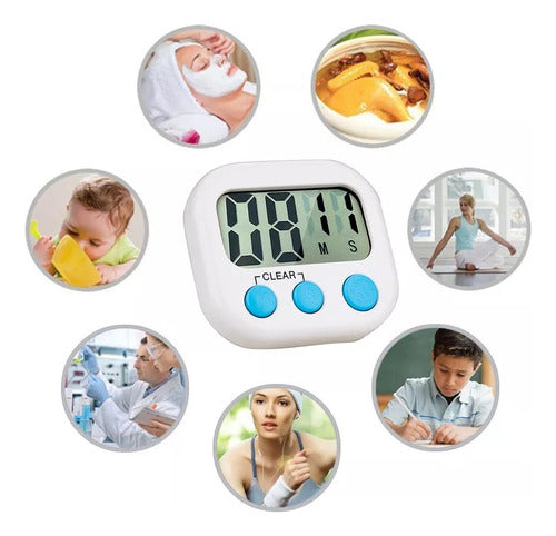 Home Love Digital Kitchen Thermometer + Timer Clock 1