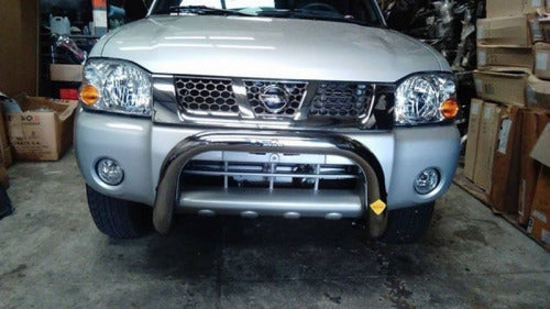 Defensa Keko K1 Nissan Frontier D22 2003-2014 Cromado 3