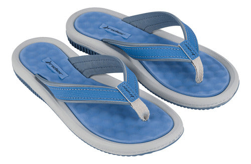 Rider Women's Dunas III Blue Flip Flops 0