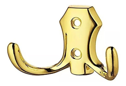 Double Polished Gold Coat Hanger Hafele Wall Mount Cima C 0