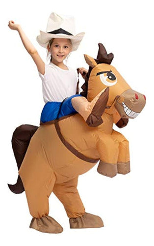 Spooktacular Creations Inflatable Cowboy Riding Costume 1