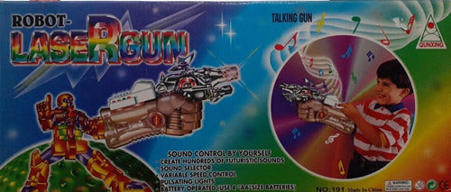 Qunxing Robot Laser Gun Talking Gun 191 0