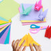 Papel Cuadrado Origami 200 Hojas 20 Colores 15x15cm 4