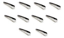 Pack of 10 Long 19 cm Metal Shoe Horns 0