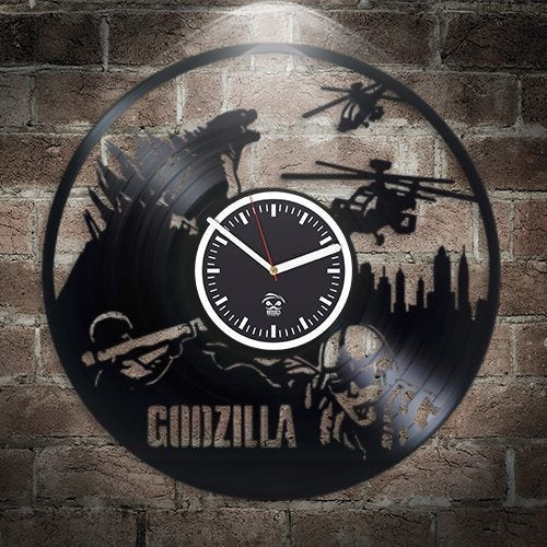 Kovides Godzilla Wall Clock Vinyl Movies 1