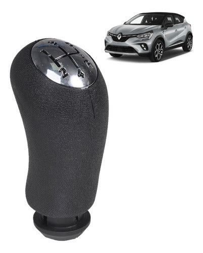 Bocha Perilla Palanca Cambio Cromada Renault Sandero Captur 1