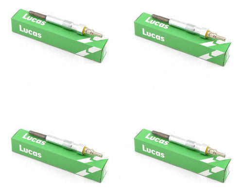 Lucas Glow Plug Set of 4 for Volkswagen Bora 1.9 TDI 0