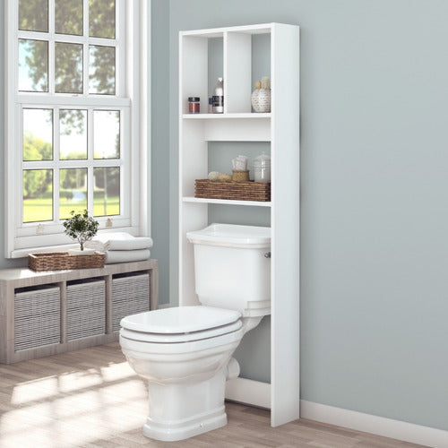 Schneider Eco White High Over Toilet Standing Cabinet RSIAB 1
