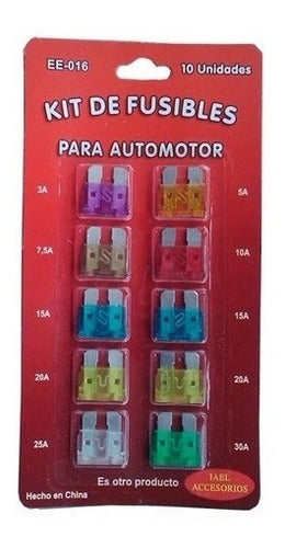 Assorted Fuse Kit 10 Units for Auto Truck 4x4 by Amato 0