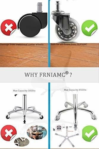 Frniamc Ergonomic Saddle Stool with Wheels - Grey 1