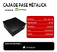 Metalurgia AG Caja De Pase O Derivación Chapa Hierro 20x20x8 3