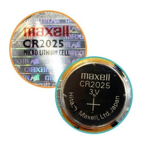 Maxell CR 2025 3V Button Cell Batteries Pack of 5 - Febo Quality 0