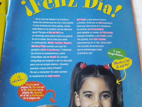 Revista Chiquititas Nº 31 9/8/1997 Feliz Dia Del Niño 1