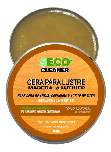 D221 Cera Lustre 100ml Madera Luthier Carnaúba Abeja Tung 0