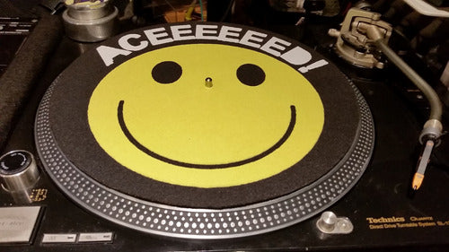 DJPROAUDIO Aceeeed Paño Slipmat Latex 3 Mm Bandeja Vinilo 1