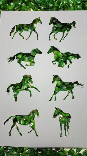 Stencil Caballos Varios Modelos  Set 30 4