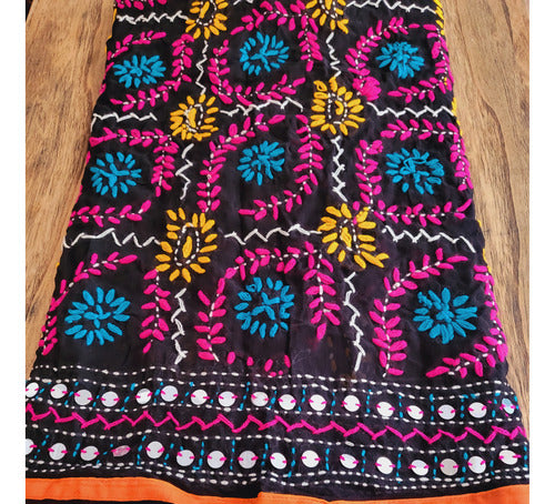 Mandala Bohemia Dupatta Chalina Bordadas De La India Mandala Moda Hindu 1