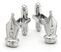 Writer's Feather Cufflinks for French Cuff Shirt 1
