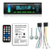 Radio Quantum 1 Din Desmontable Am/fm/bluetooth/usb/sd/mp3 0