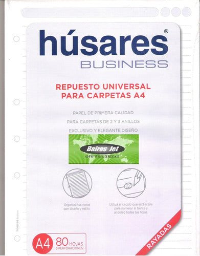 Húsares A4 Universal Replacement Paper Pack - 20 Units 6068 Business 0