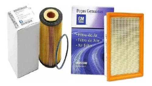 Kit Filtro Aceite+filtro Aire Sonic - Original Gm 0