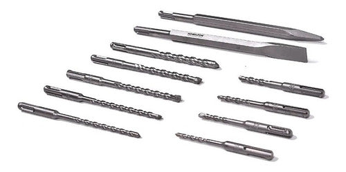 Hamilton Professional SDS Plus Chisel and Drill Bit Set - 12 Pieces 1