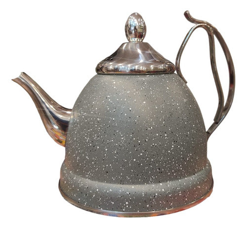 La Aldea Stainless Steel Teapot with Polka Dots 4