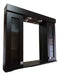 Modern 2-Door Glass Fronted Lacquered Medicine Cabinet 80x70 0