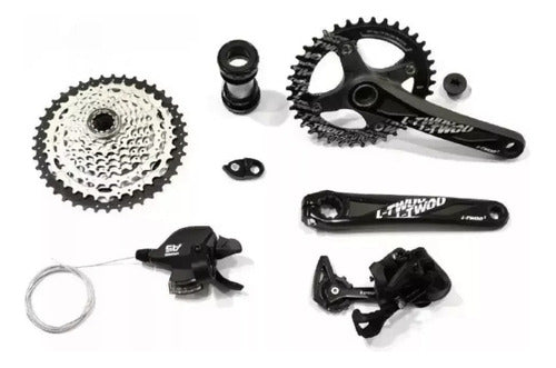 LTWOO Transmission 1x9 Vel A5 MTB Monoplato Group Kit Cambio 0