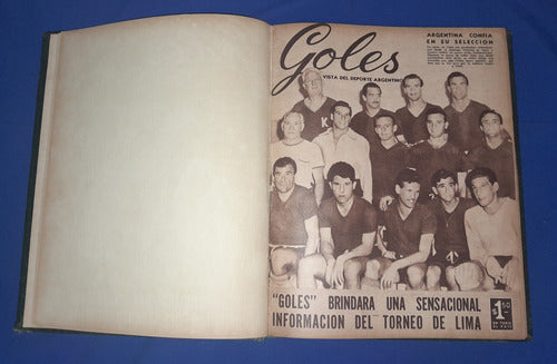 Colección Encuadernada  Goles  Campeonato Sudamericano 1957 1