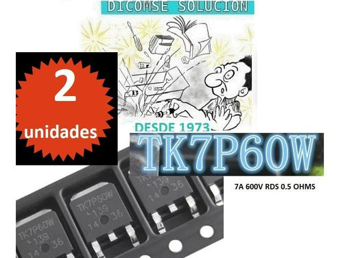 DICOMSE Tk7p60w Tk7p60 X 2 Unidades 0