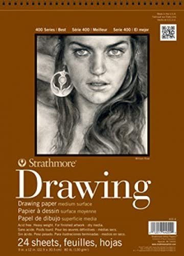 Strathmore 400 Series Drawing Pad - Size 12x18 - 24 Sheets 0