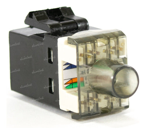 RJ45 Cat6 Female Keystone Connector for Cable 1