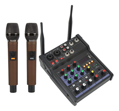 Mezclador De Audio Cuei De 4 Canales, Sistema De Consola De 0